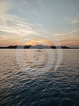 Dusk sunset beautiful before night come