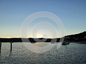 Dusk and Sunset View in Gosford City Park @ Central Coast, Australia