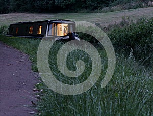 Dusk on the UK canals