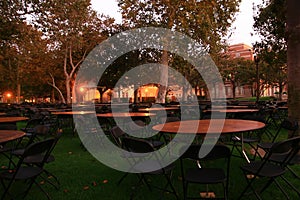 Dusk view of the University of Southern California