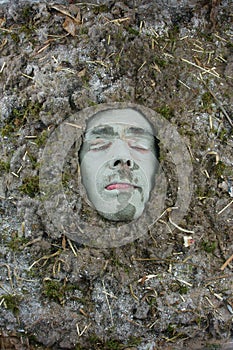 Dust allergy concept