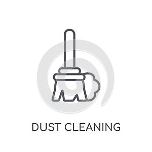 dust cleaning linear icon. Modern outline dust cleaning logo con
