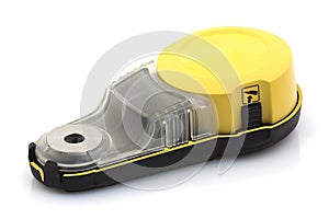 Dust collector for a puncher on a white background.