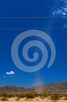 Dust Devil in Arizona Desert by Maricopa