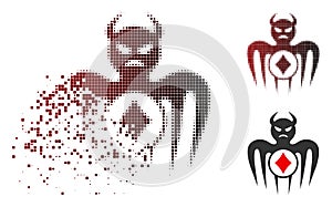 Dust Dotted Halftone Gambling Spectre Devil Icon