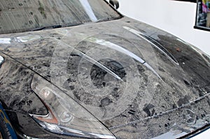 Dust hood of car