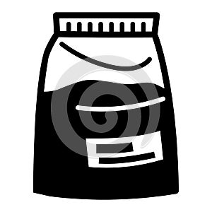 Dust pack icon, simple style
