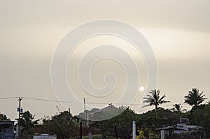 Dust Passing Over Land