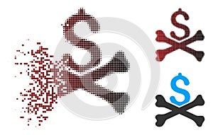 Dust Pixel Halftone Mortal Debt Icon