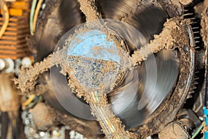 Dust on the processor fan