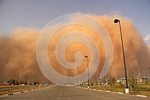 Dust storm or haboob photo