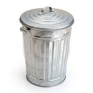 Dustbin garbage container isolated on white background