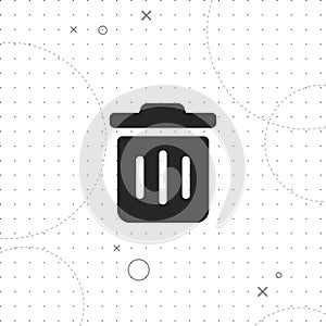 Dustbin, Trash bin vector icon