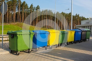 Dustbins for waste segregation