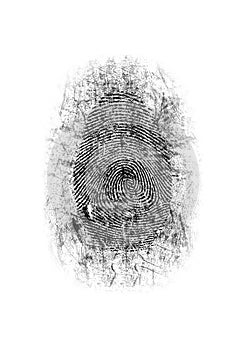 Dusted Fingerprint