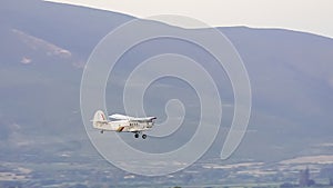 Duster, small old plane for agricultural spraying