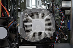 Dusty computer fan