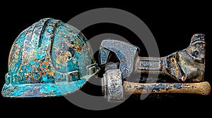 Dusty construction tools