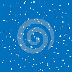 Dusty Texture for your design. Vector pattern like snow balls. Small circles. Geometric dot pattern. Vector illustration. Template