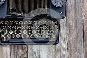 Dusty Vintage Typewriter