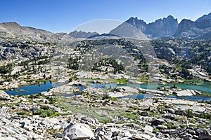 Dusy Basin In The Sierra Nevada Mountains