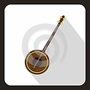 Dutar icon, flat style