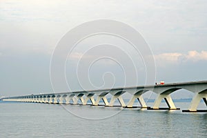 Dutch bridge over the Oosterschelde