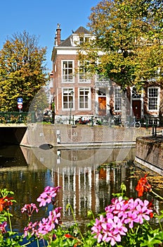 Dutch canal and house