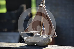 Dutch clog boat toy