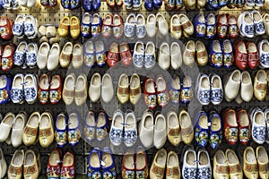 Dutch clogs on sale at Amsterdam shop