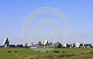 Dutch communication satellites in Burum, Friesland