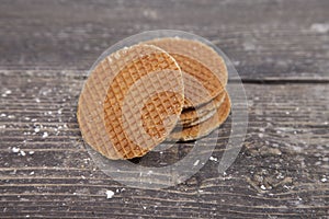 Dutch cookie stroopwafels