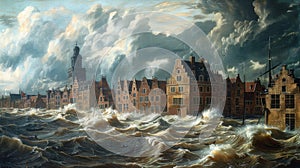 Dutch Deluge: Capturing the Devastation of the 1703 North Sea Flood