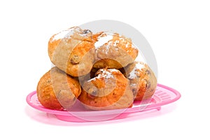 Dutch donut also known as oliebollen