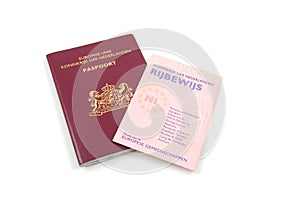 Dutch Drivers licence and passport