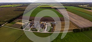 Dutch farmland panorama