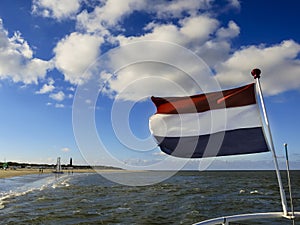 Dutch flag at Texel
