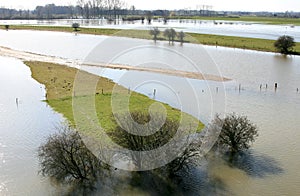 Dutch Flooded fore-lands photo