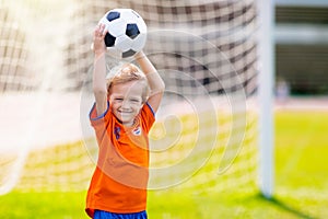 Dutch football fan kids. Go Holland