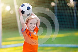 Dutch football fan kids. Go Holland