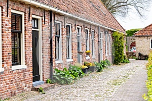 Dutch fortified little village Bourtange in The Netherlands
