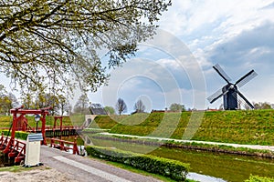 Dutch fortified little village Bourtange in The Netherlands