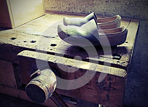 Dutch handmade wooden CLOGS