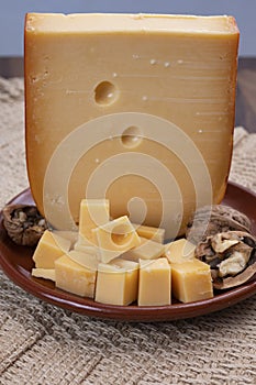 Dutch hard cow milk old cheese  from Gouda