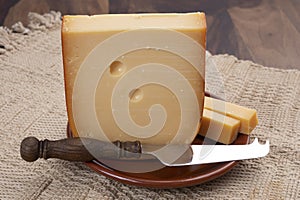 Dutch hard cow milk old cheese  from Gouda