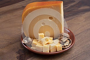 Dutch hard cow milk old cheese  from Gouda