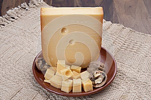 Dutch hard cow milk old cheese  from Gouda