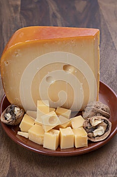 Dutch hard cow milk old cheese  from Gouda