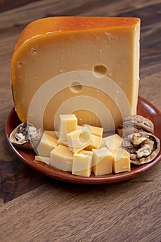 Dutch hard cow milk old cheese  from Gouda