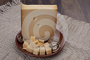 Dutch hard cow milk old cheese  from Gouda